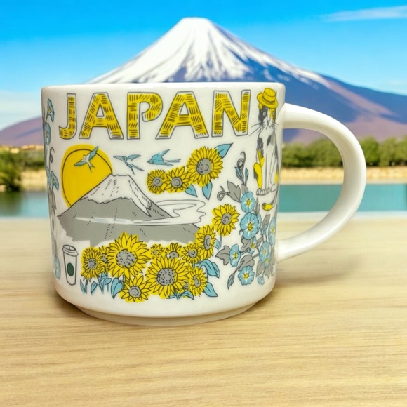 Starbucks Japan Mug - White and Yellow - Picture 14 of 16